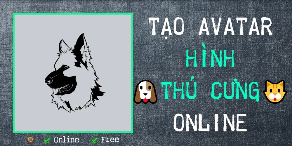 Tạo Avatar thú cưng – Avatar chó mèo